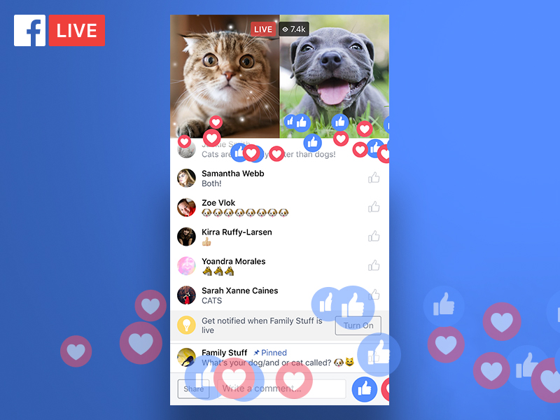 Click to upload screen media or drag and drop a file here. Facebook Live Ios View Sketch Freebie Download Free Resource For Sketch Sketch App Sources