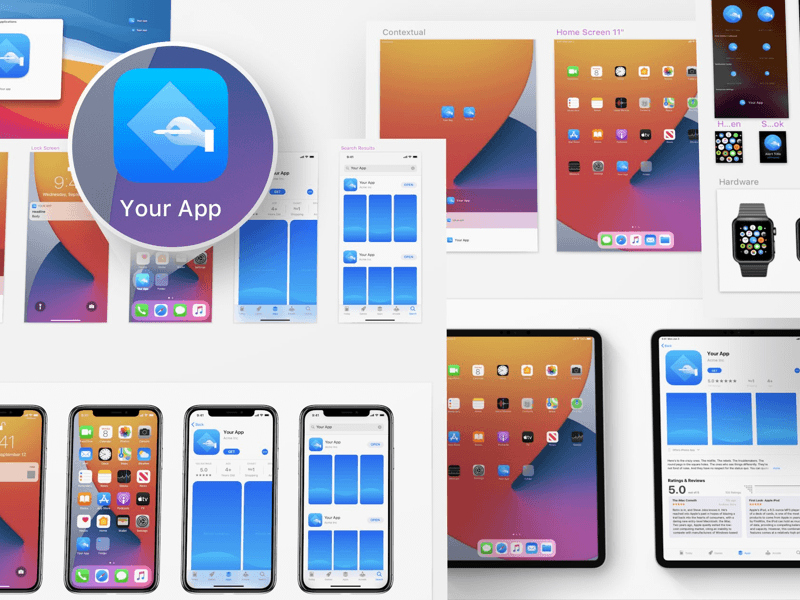 Discover 27 app screen mockup designs on dribbble. Ios 14 App Icon Template Sketch Freebie Download Free Resource For Sketch Sketch App Sources