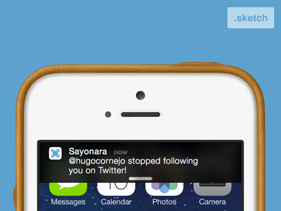 Push notification components for mobile (ios, android native) and web (windows, . Ios 7 Notification Sketch Freebie Download Free Resource For Sketch Sketch App Sources