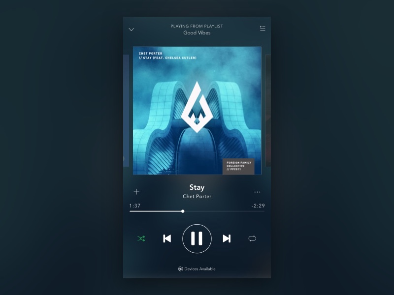 Here's a 2020 spotify app mockup which you can use to preview the artwork for an album., Spotify 2017 Player Sketch Freebie Download Free Resource For Sketch Sketch App Sources