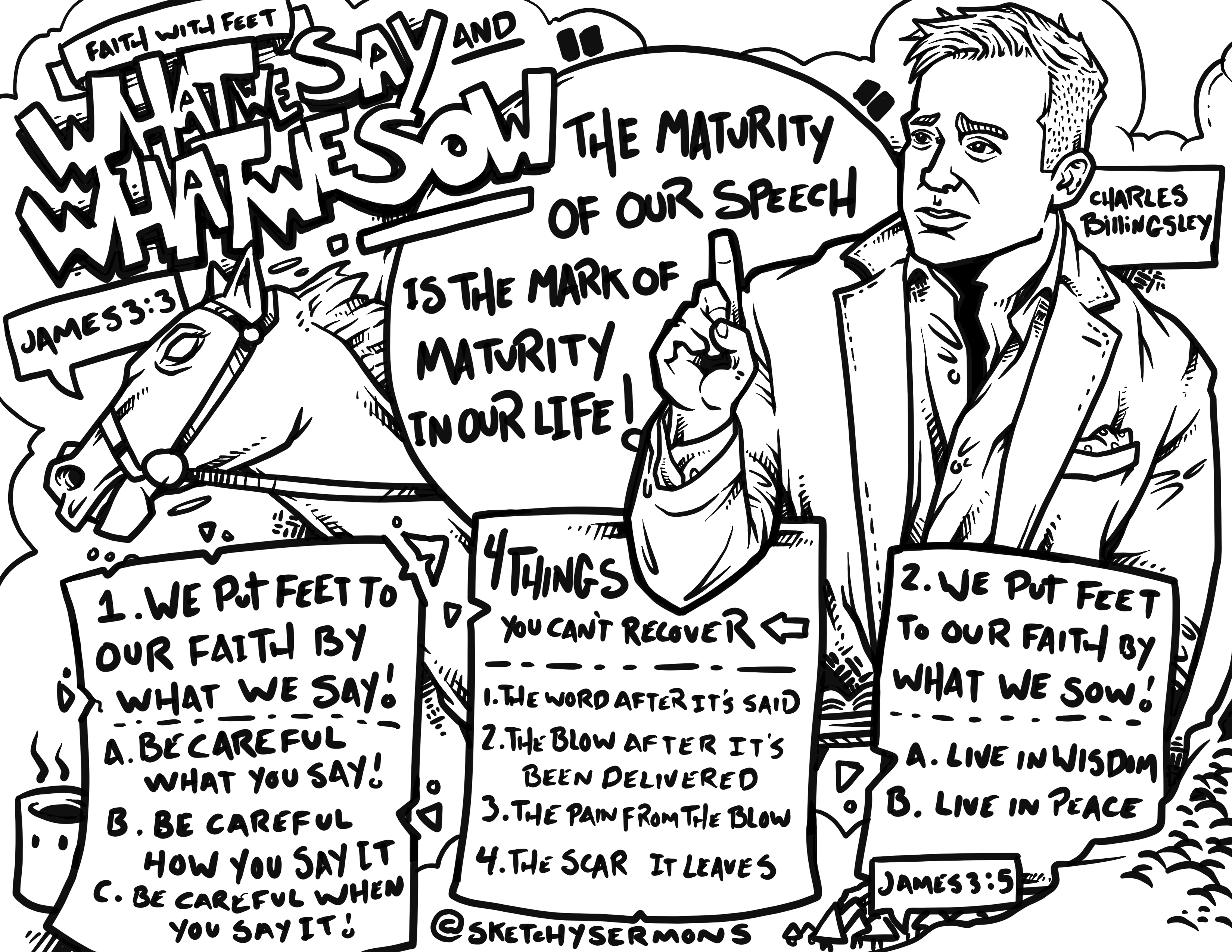 Faith With Feet: What We Say and What We Sow