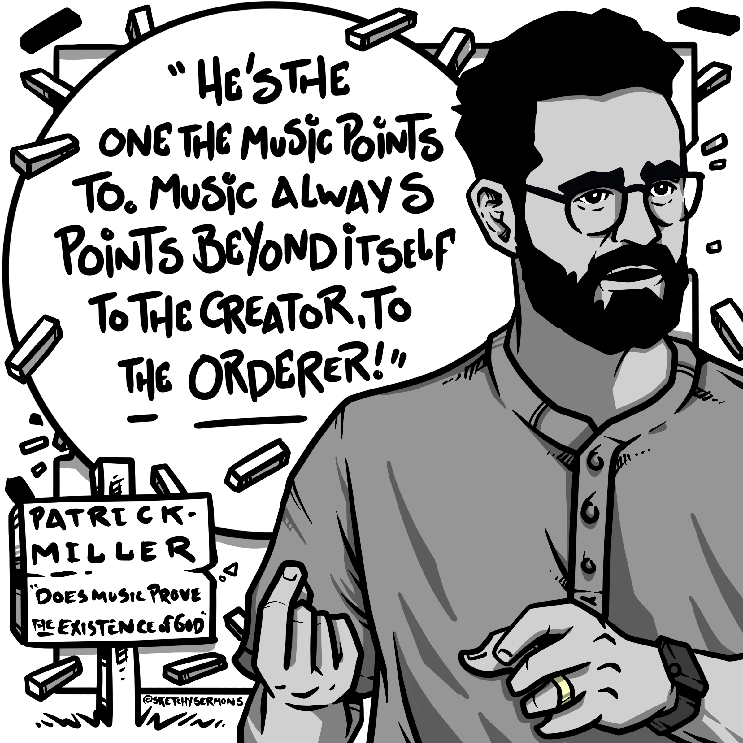 Patrick Miller on Who the music points to 👆