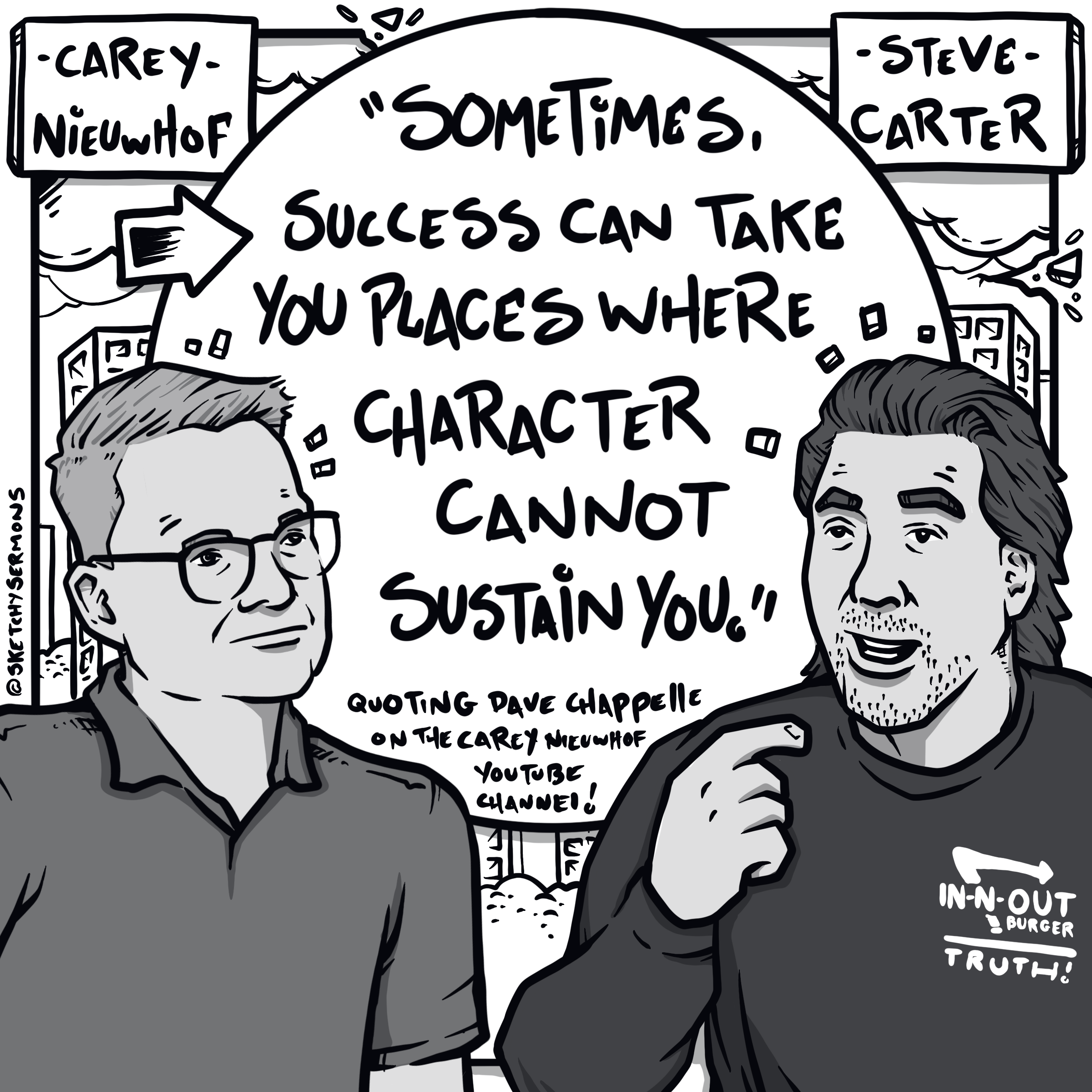 Steve Carter on Character