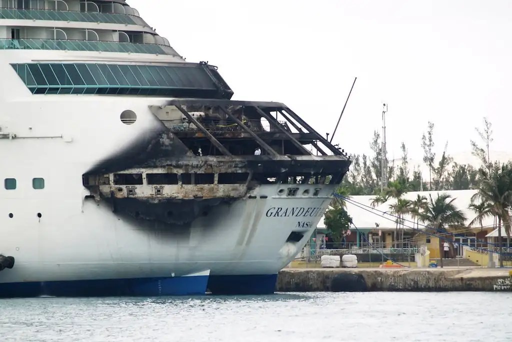 Fire Disrupts Sailing Of Royal Caribbean Grandeur Of The