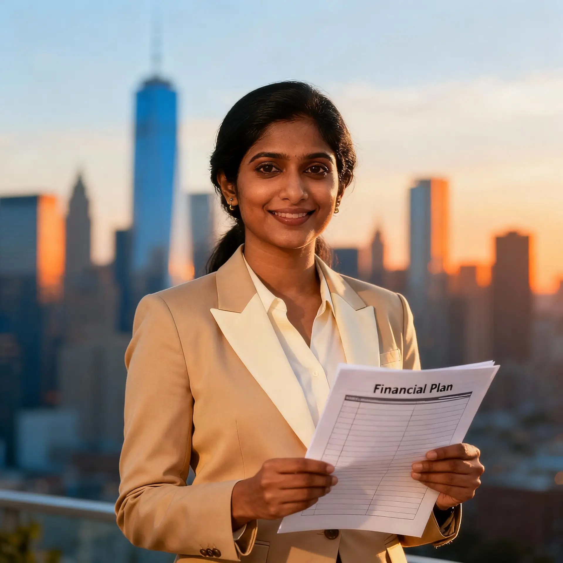 Financial Independence for Women in India - Empowered Woman with Financial Plan