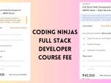 Coding Ninjas Full Stack Developer Course Review 2024 Honest Opinion