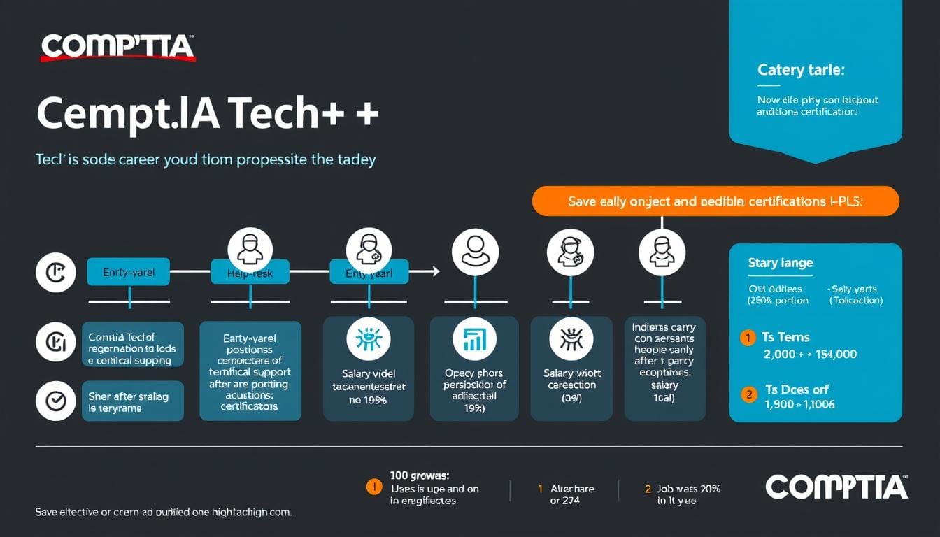 Career paths and progression from CompTIA Tech+ certification