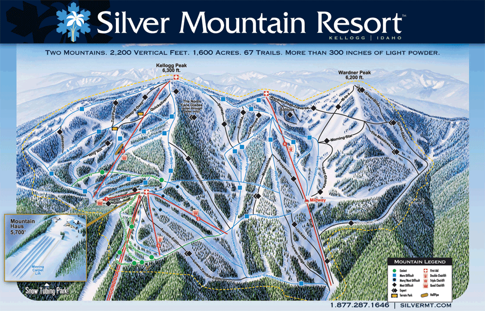 Silver Mountain Resort - SkiMap.org