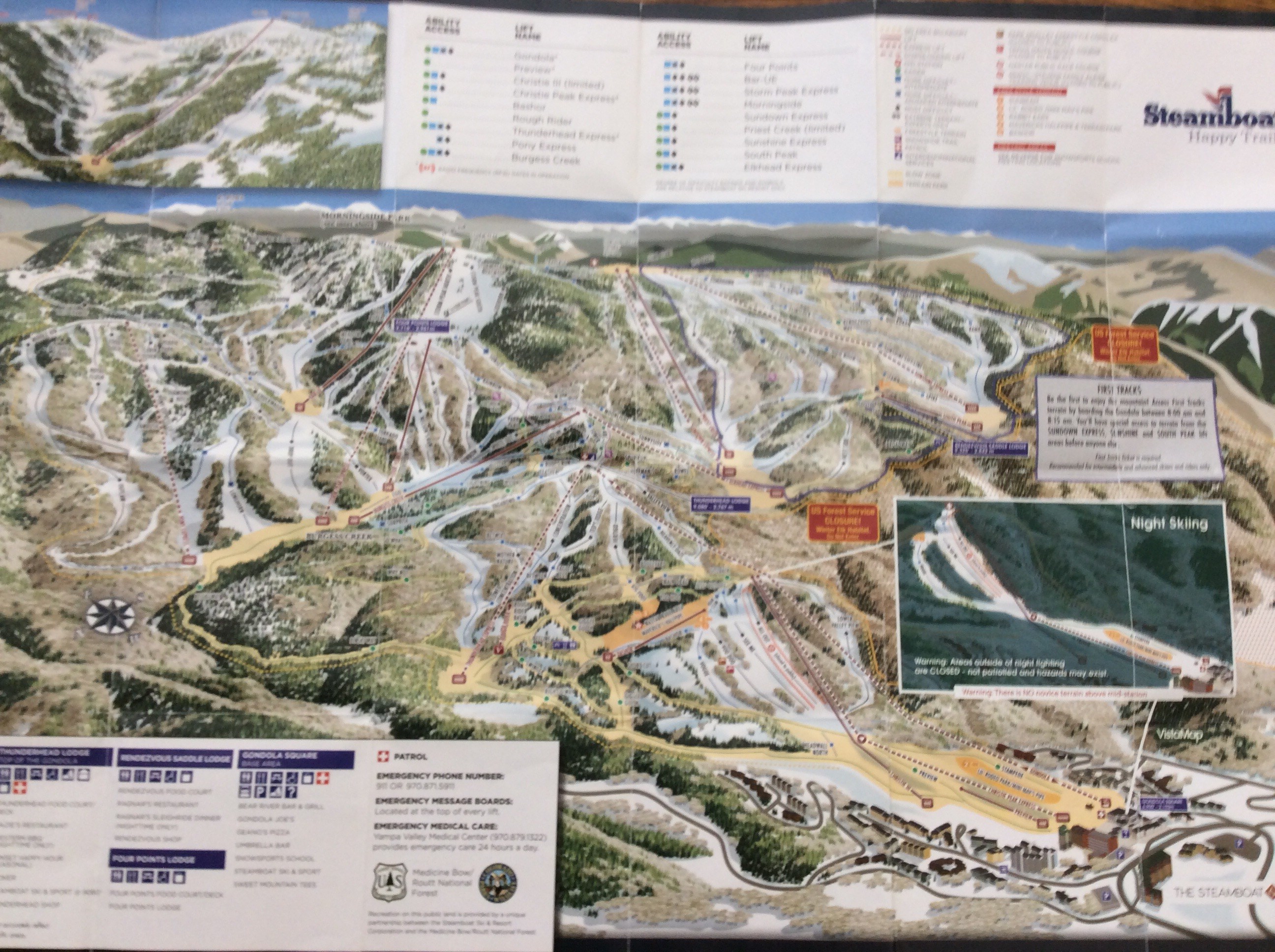 Steamboat Springs Ski Trail Map 1531164927 
