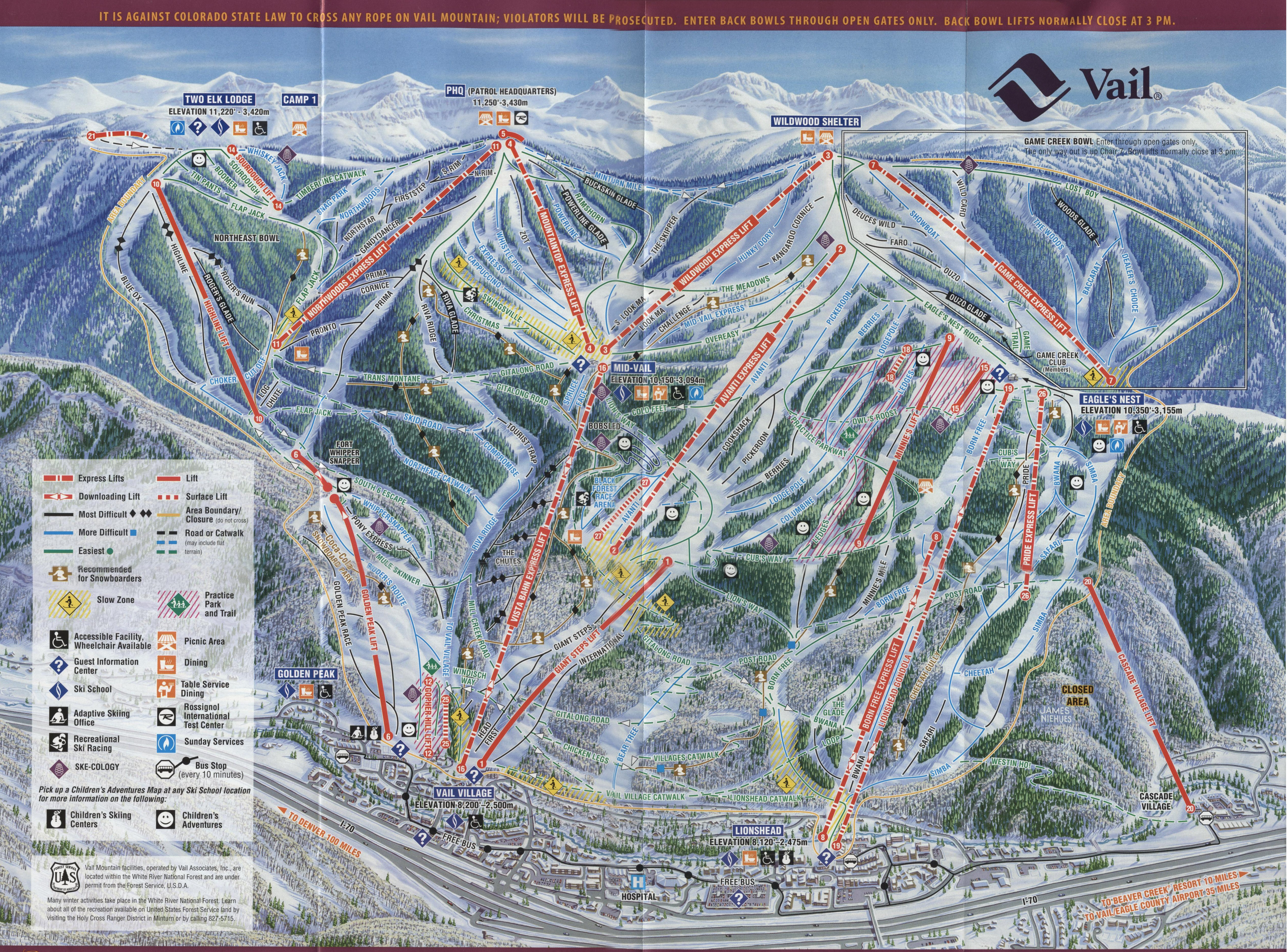 Vail SkiMap Org 