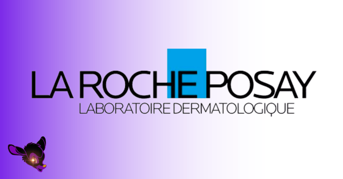 La Roche Posay creams logo with BowTiedFawn branding