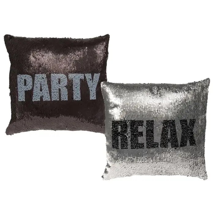 Dekoracyjna poduszka cekinowa „Party & Relax”