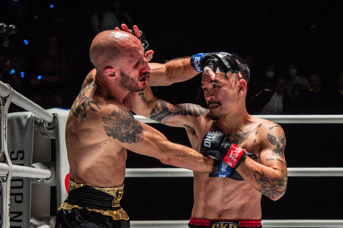 Collection of images from battles in the battle of ONE Lumpinee.