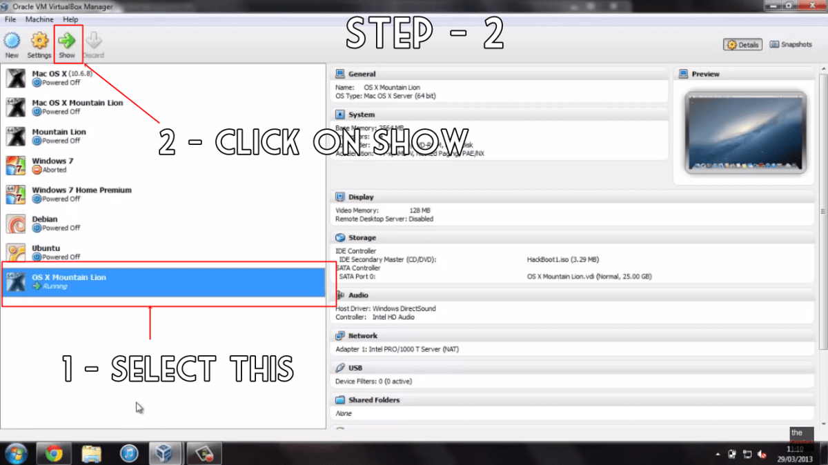 Xcode on Windows with Virtualization / Virtualbox / Vmware