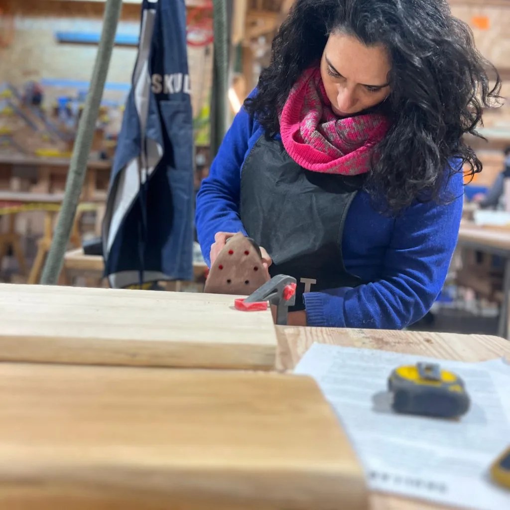 Taller de tablas de madera
