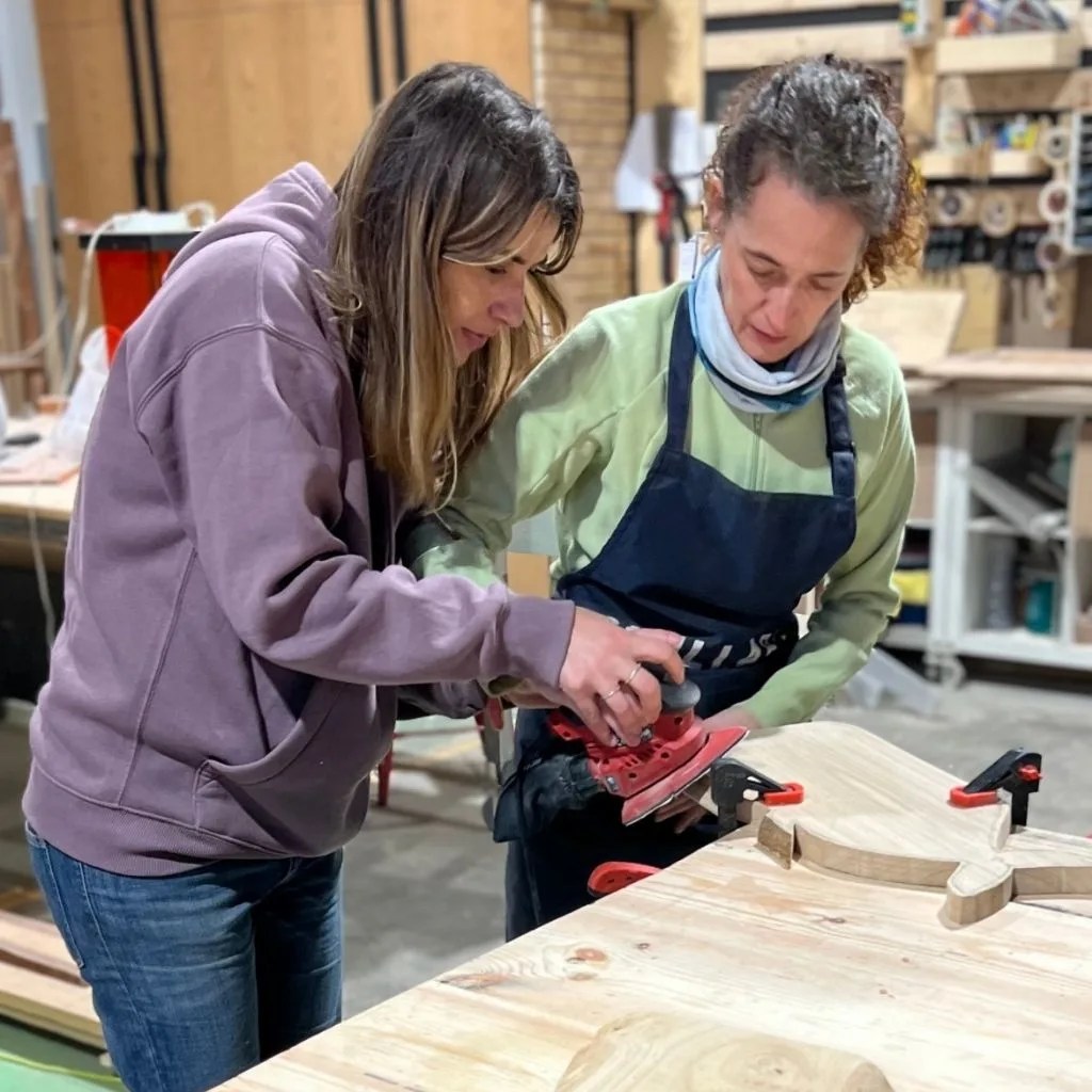 Taller de tablas de madera