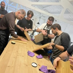 Taller de tablas de madera