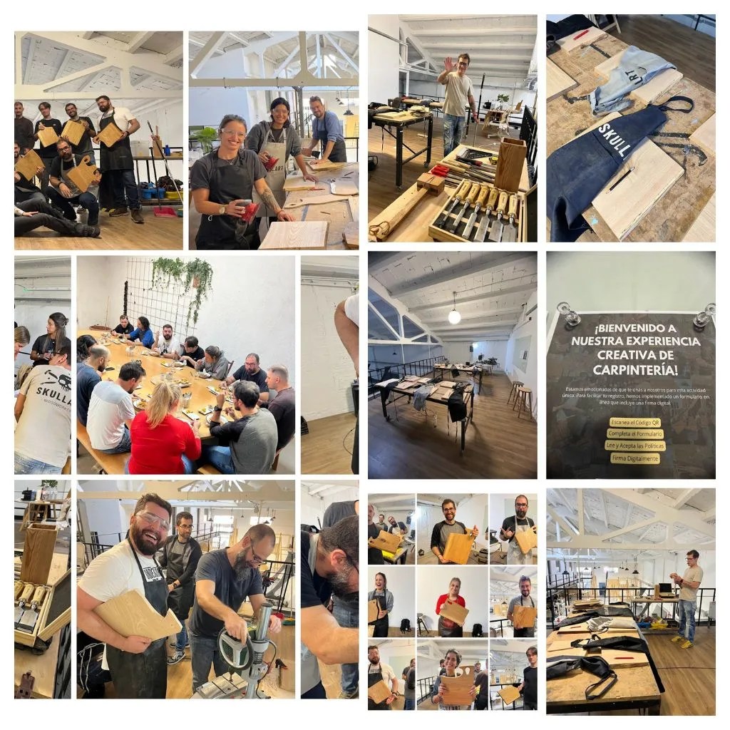 Taller de tablas de madera