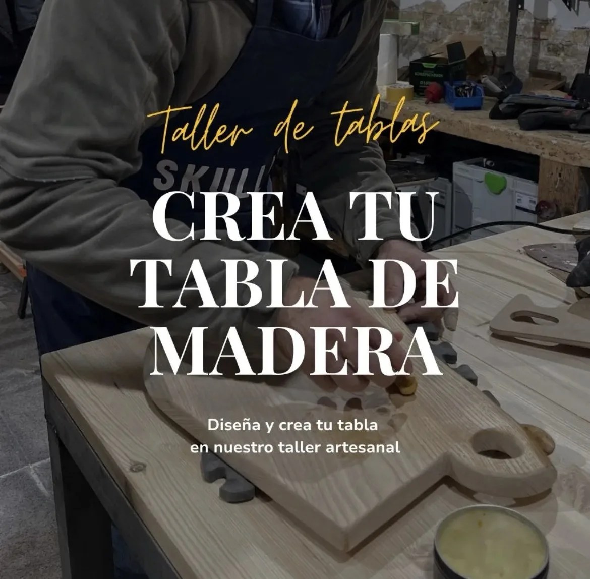 Taller de tablas de madera: diseña y crea tu tabla en nuestro taller artesanal