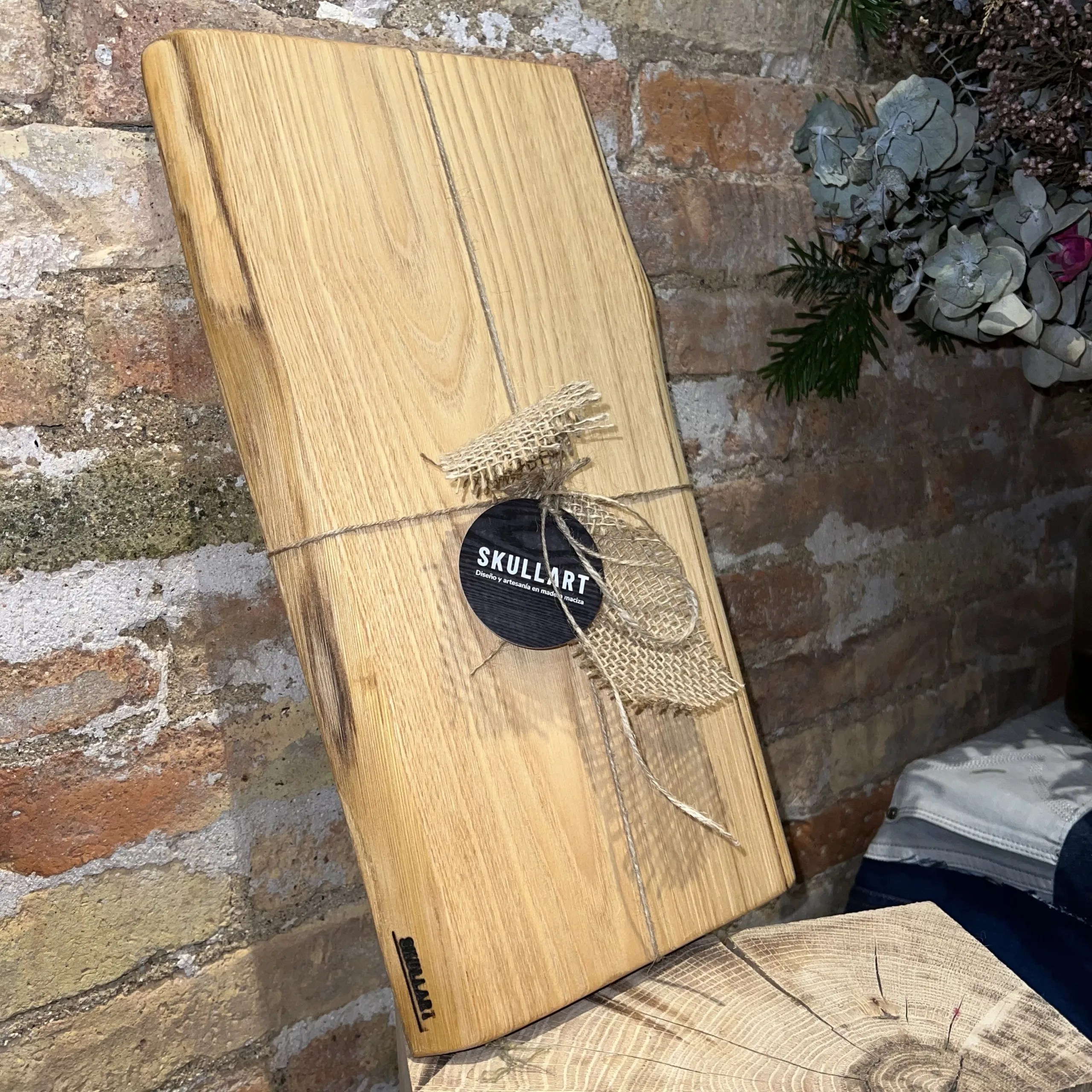 Set regalo cocina: tabla de madera