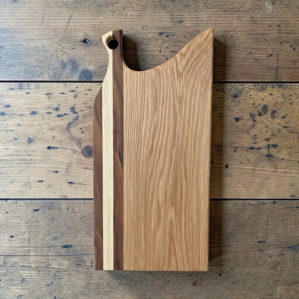 Tabla Koral Mixta – Roble & Amberwood 50×23 cm