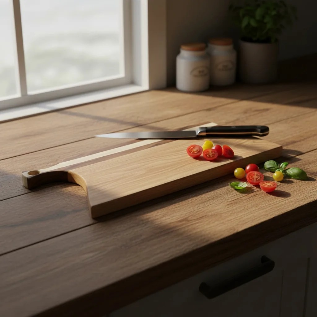 Tabla Koral Mixta – Roble & Amberwood 50×23 cm