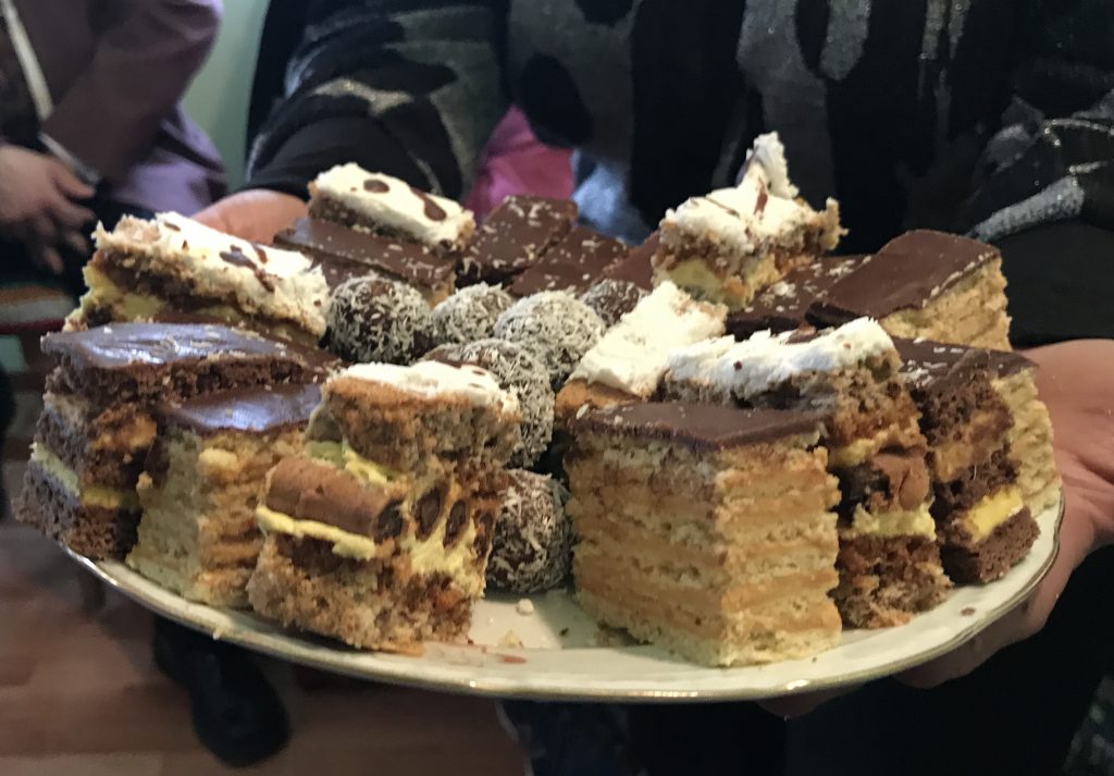 These cakes only look like they come from a shop. They are each a multi-step project and each woman makes several kinds. Photo: Susanne Skubik Intriligator