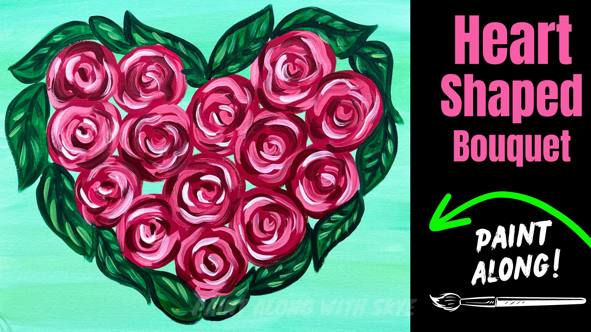 🌹Heart-Shaped Rose Bouquet – Valentine's Day special easy step by