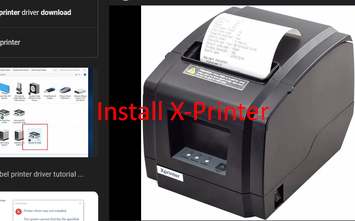 How To Install Driver Xprinter Driver How To Install Driver Xprinter Driver