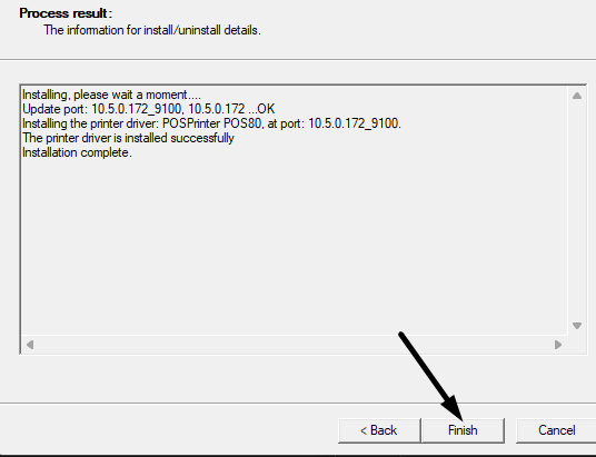 Install receipt printer driver