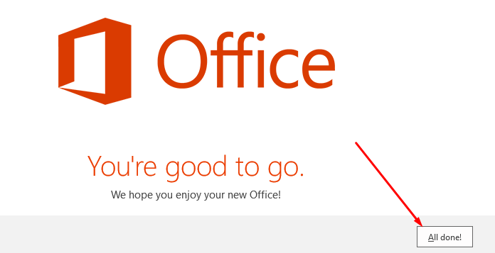 How to fix "First Things First" on Microsoft InfoPath