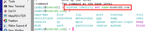 How to Set up System Identity (Router Name) on MikroTik Router