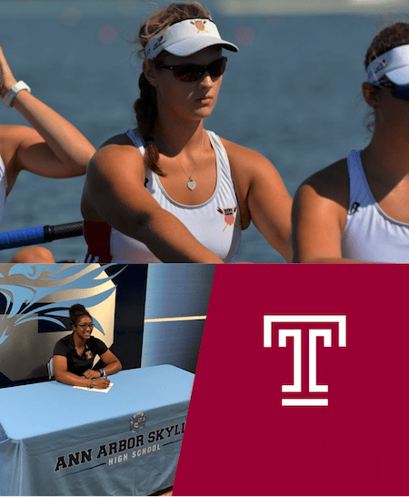Kate Burns and Morgan Eddins sign with the University of Michigan and Temple University