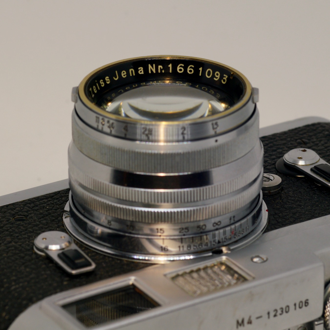 Carl Zeiss Jena 5cm f/1.5 Sonnar LTM/M All Solid Brass – Nickel