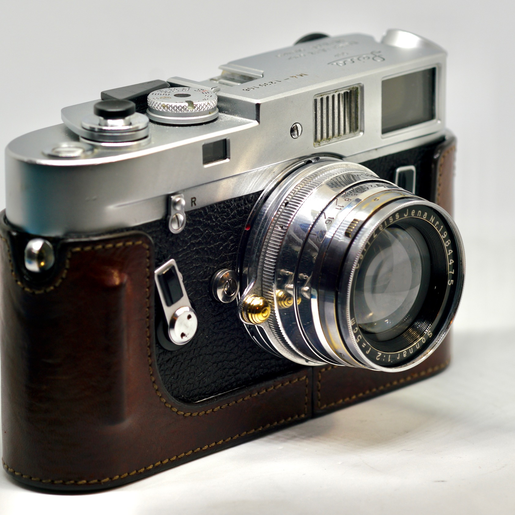 Carl Zeiss Jena 5cm f/2.0 Sonnar LTM/M Classic Silver/ Chrome