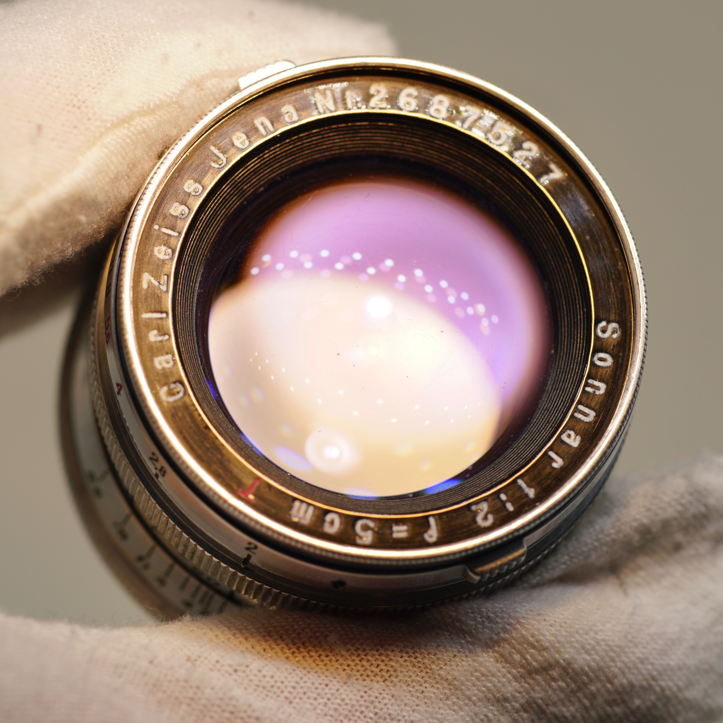 Carl Zeiss Jena 5cm f/2 Sonnar for LTM – Post War-East German – SN