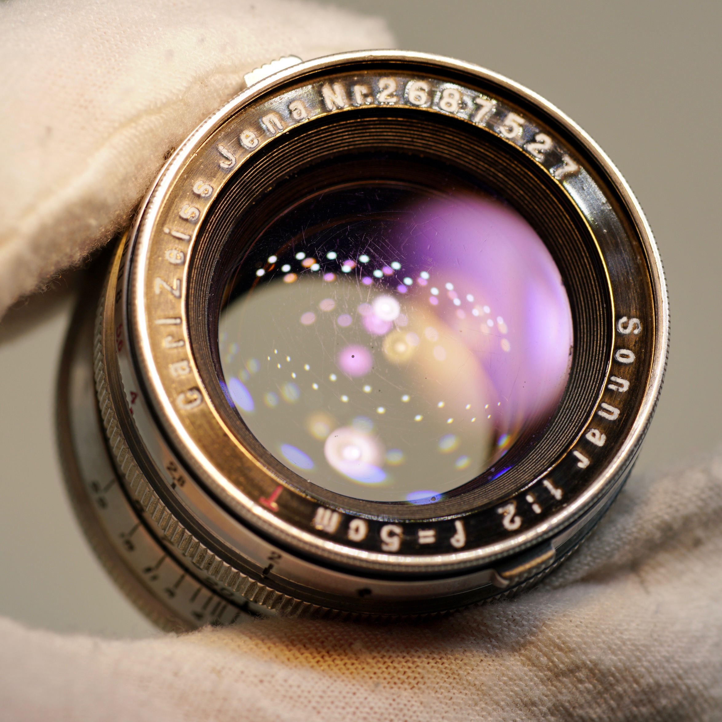 Carl Zeiss Jena 5cm f/2 Sonnar for LTM – Post War-East German – SN