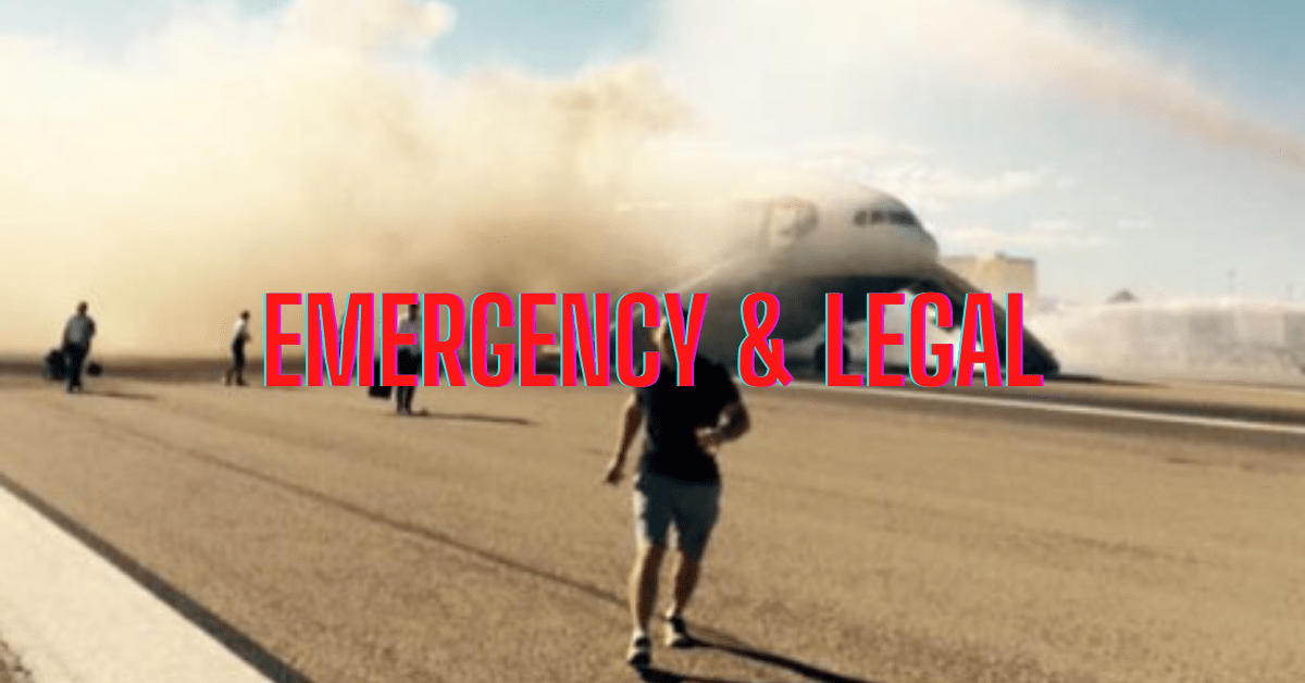 Emergency and Legal 飛機緊急狀態處置與法規相關