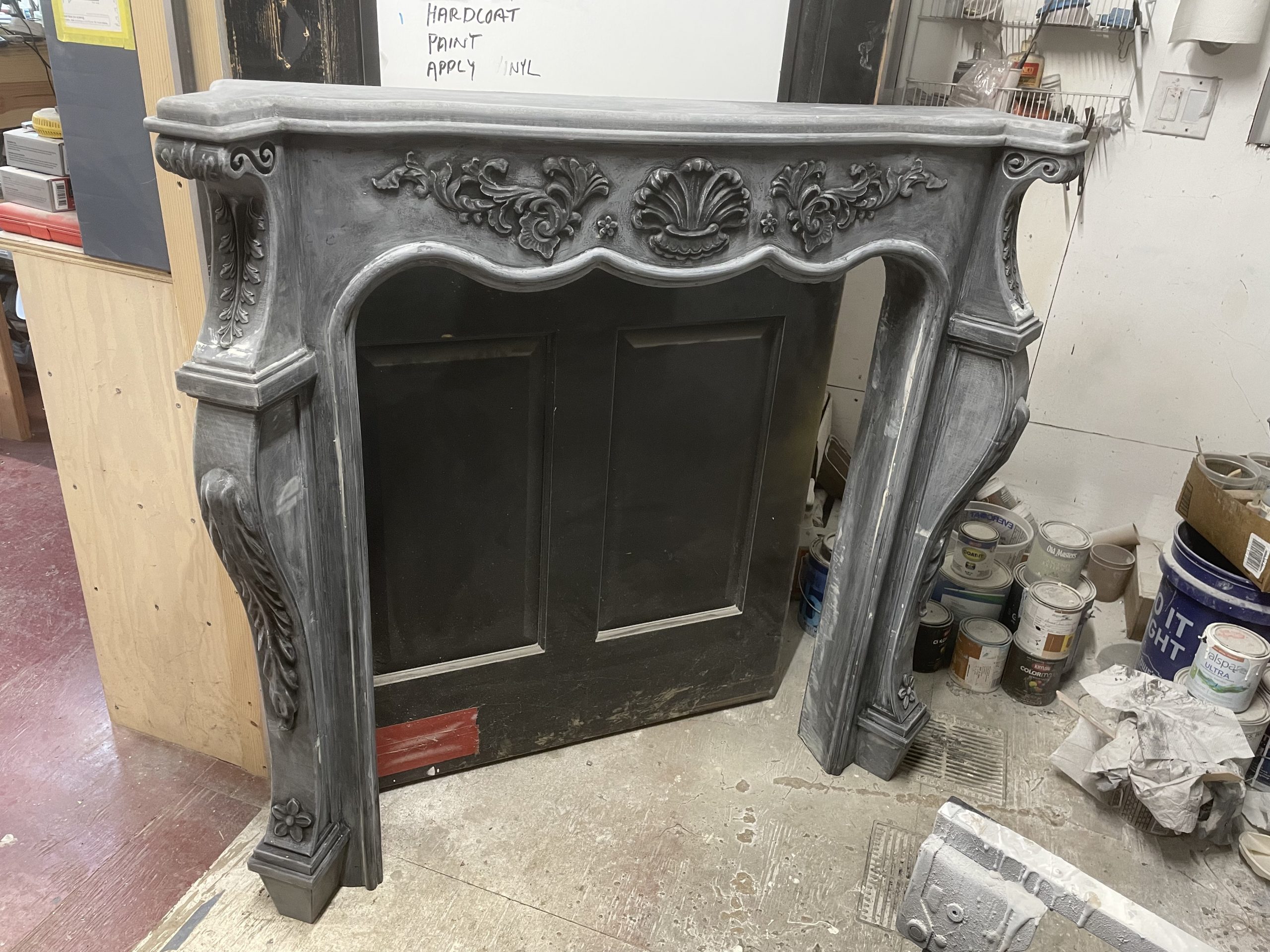 Custom fireplace