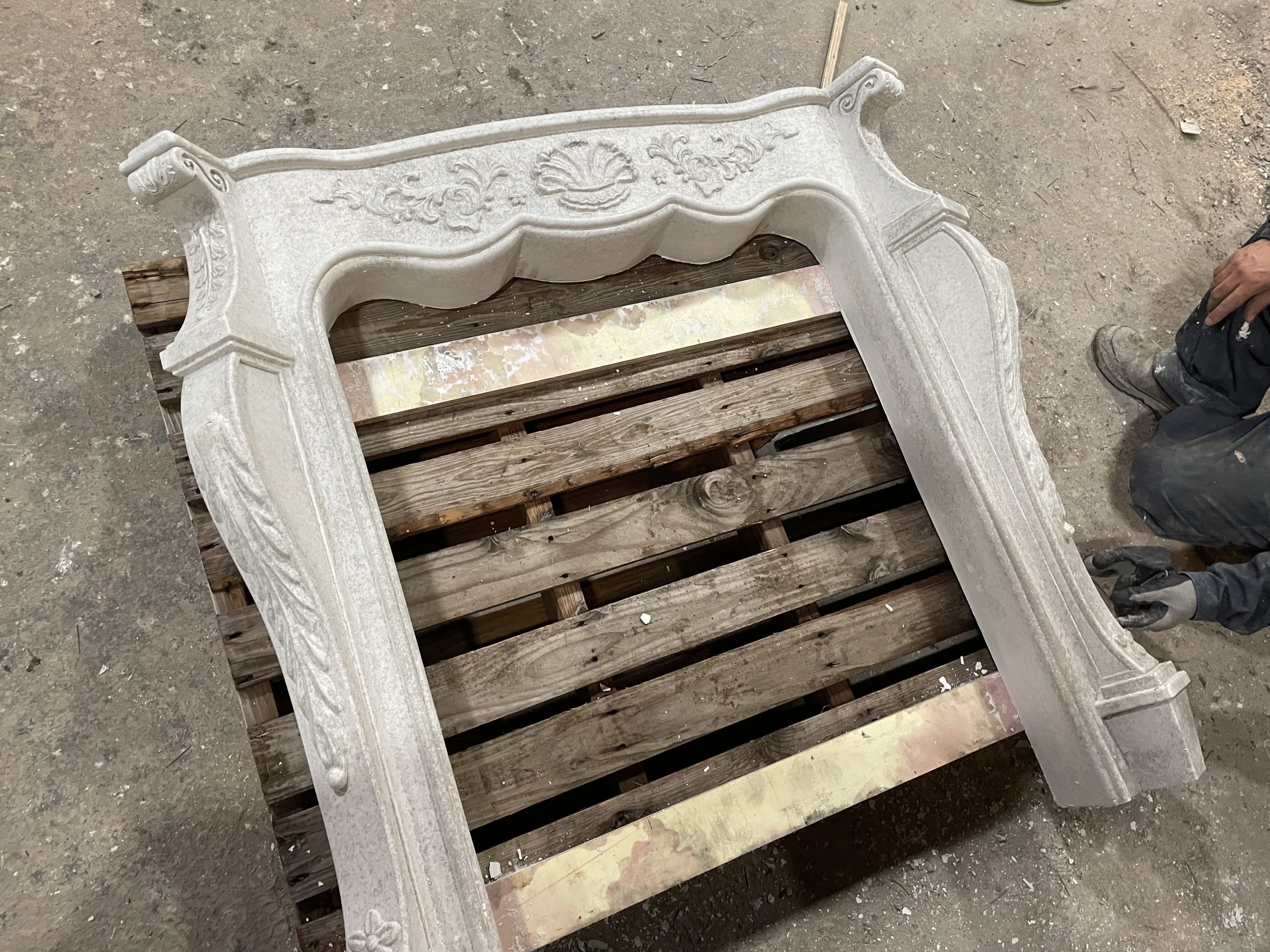 Concrete Fireplace