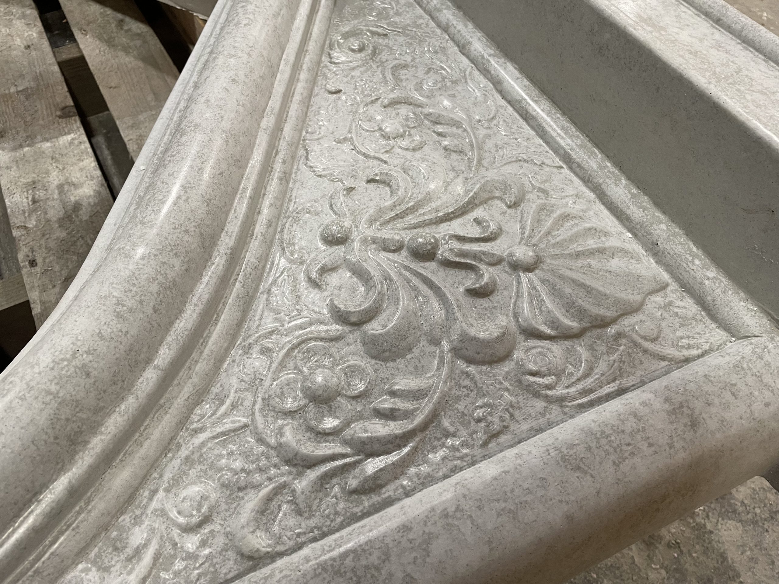 Concrete Fireplace