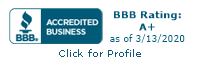 Stone & Leaf Landscaping Better Business Bureau logo