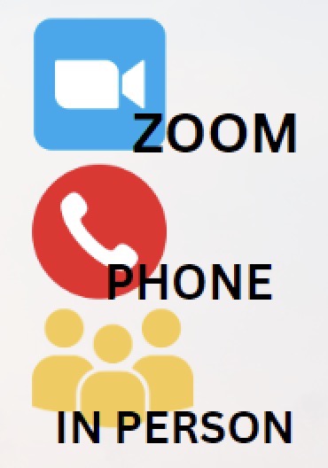 Zoom Phone In-Person Icons and Text
