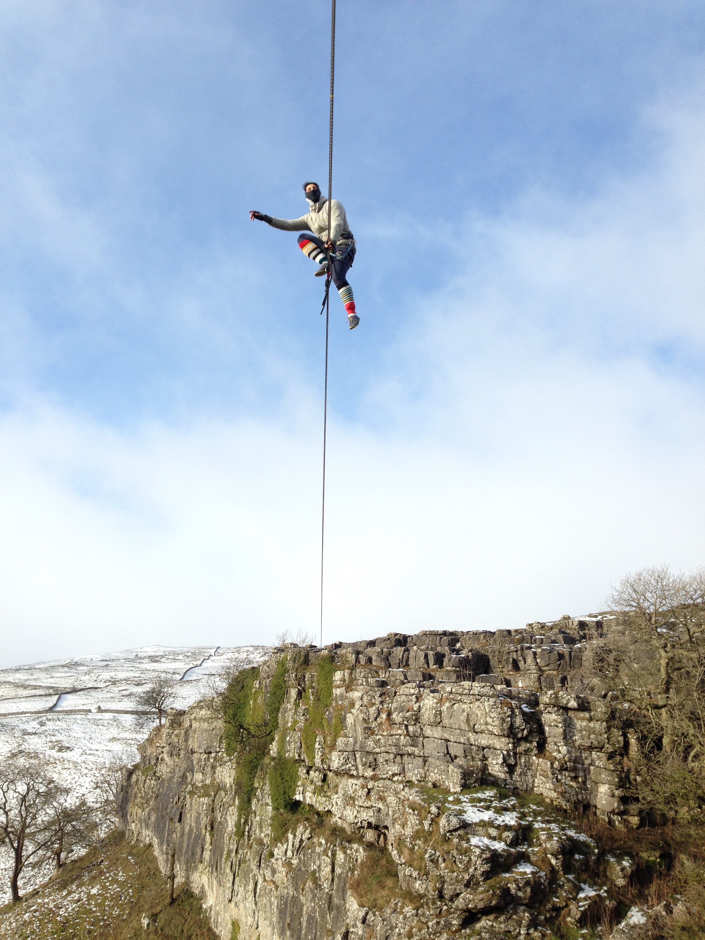 Zee with his power socks
