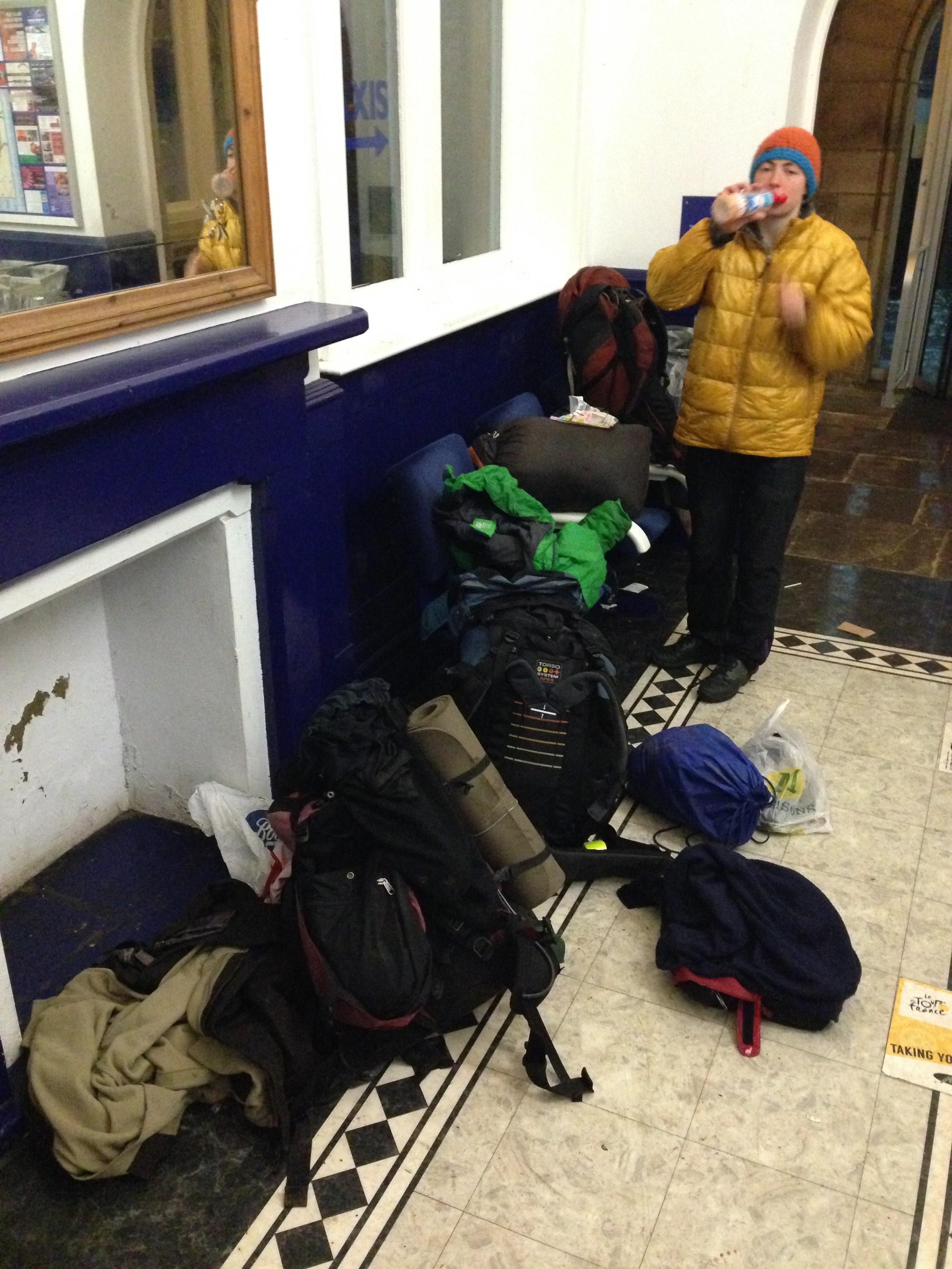 All our gear at station