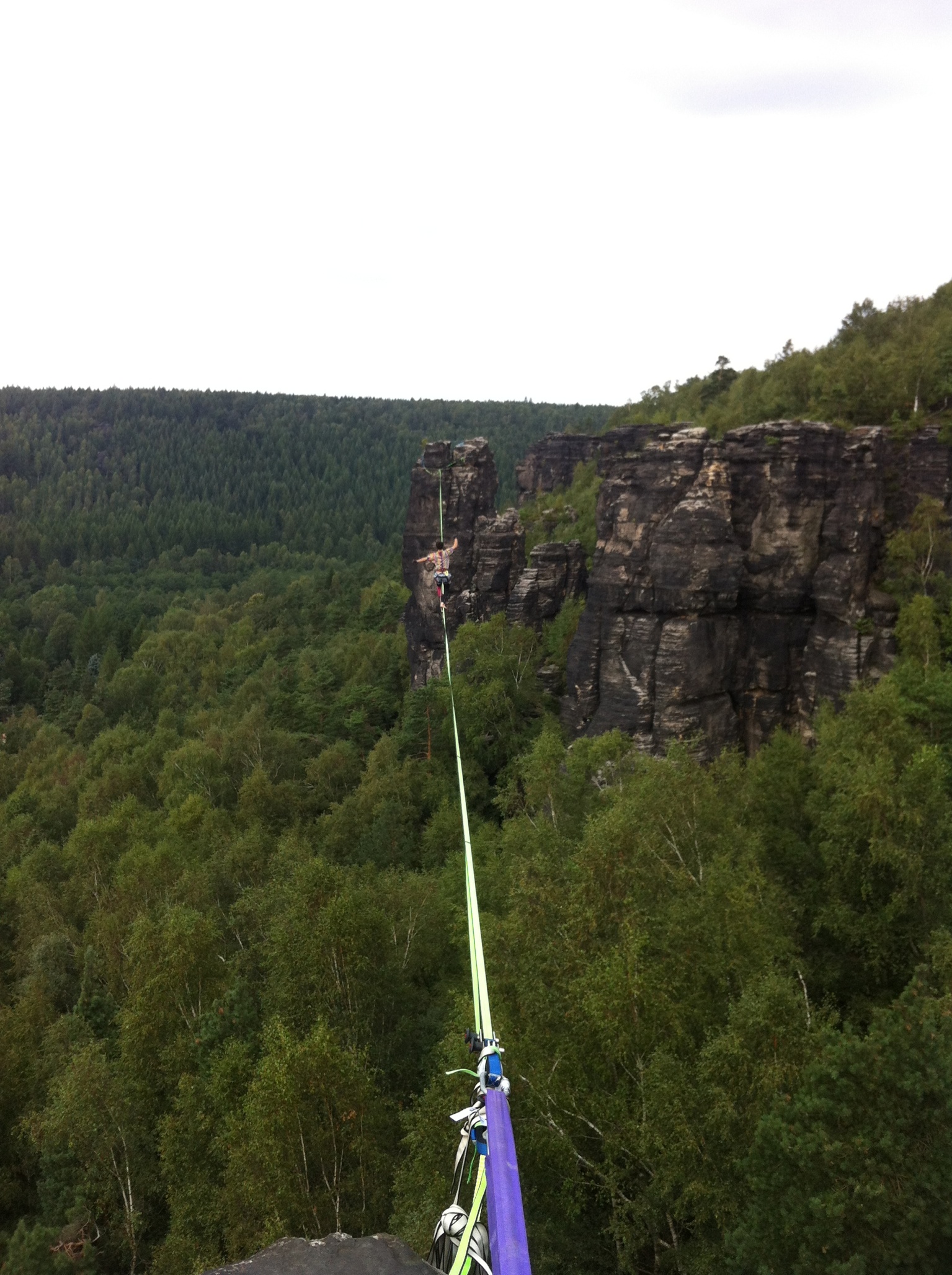 First try of the 100m line in Ostrov, Czech Republic
