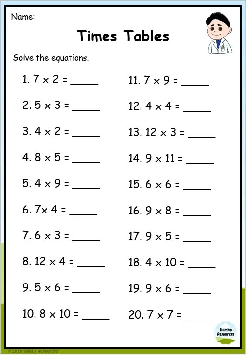 grade 3 multiplication worksheets free printables math worksheets