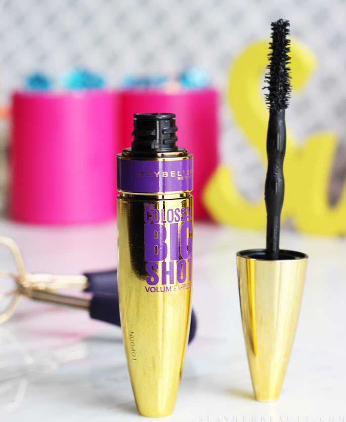 The best drugstore waterproof mascaras. Maybelline The Colossal Big Shot Mascara Review Slashed Beauty