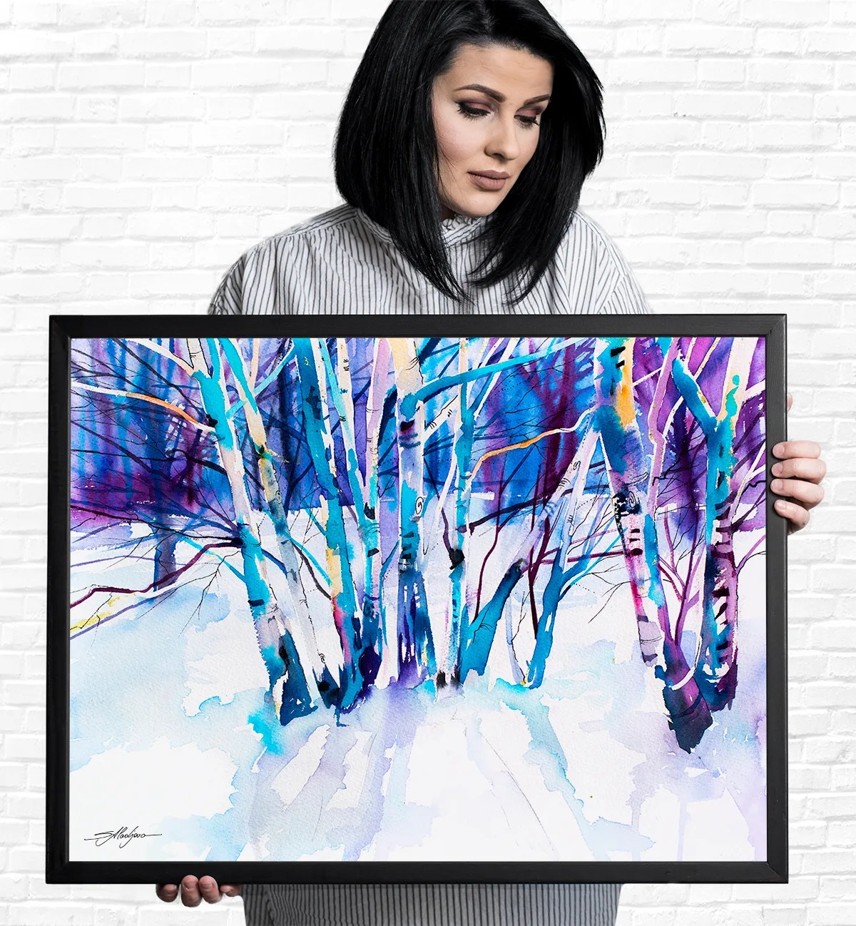 Birches landscape