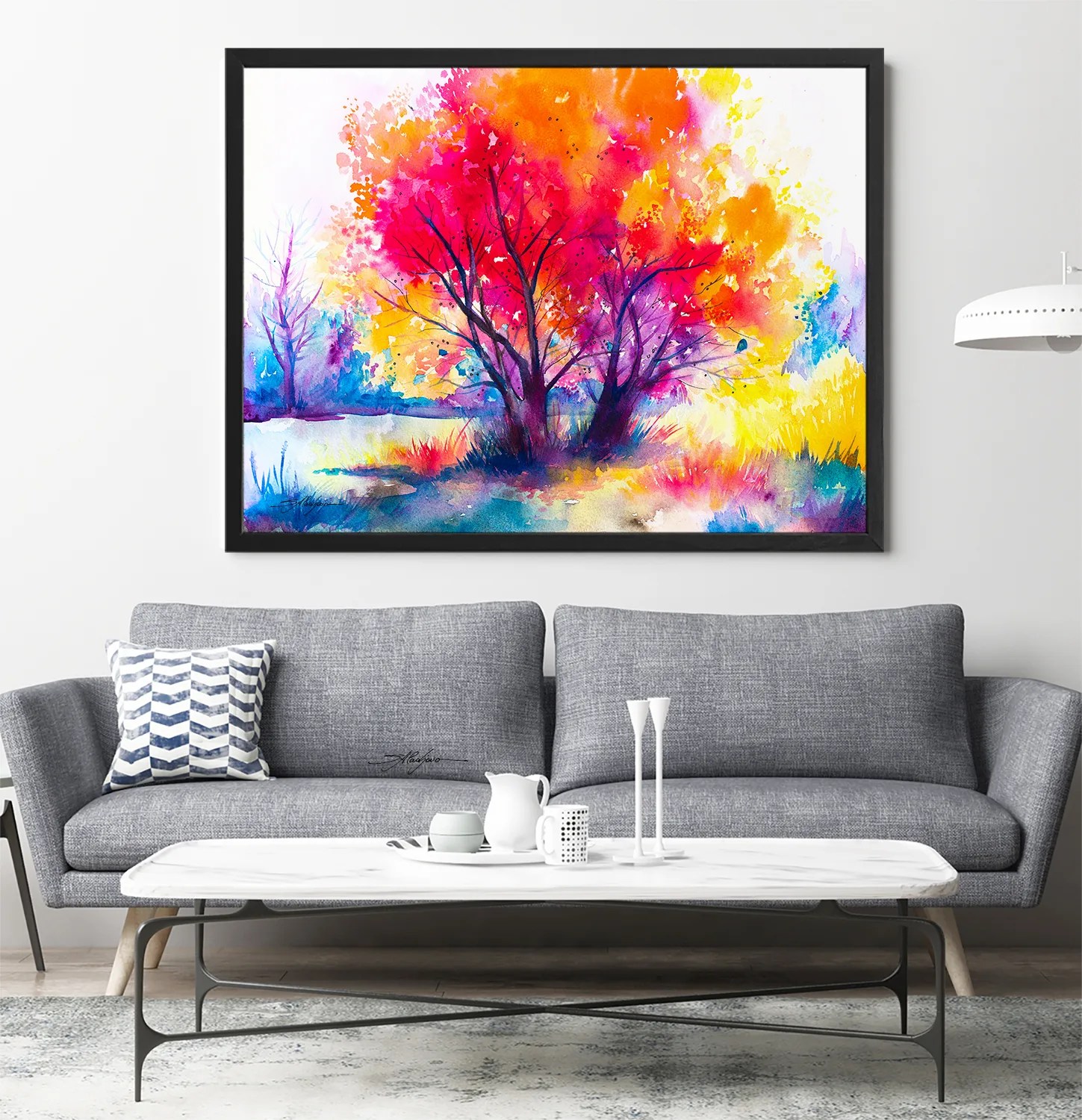 Colorful tree